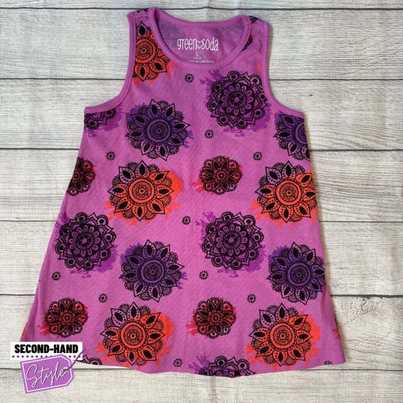 SO Girls Large (Set of Two) Ribbed Flare Tank Tops - Picture 2 of 3